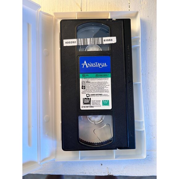 Anastasia VHS Tape Vintage Classic Animated Movie Clamshell Case - Picture 2 of 2